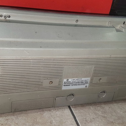 Vintage Japanese Boombox Silver ST777 used