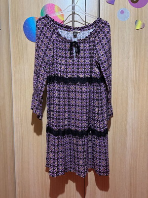 Boho Attrattivo dress like new, multicolor purple, size M