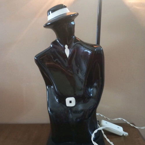 Vintage plaster table lamp used