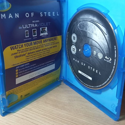 Man of Steel Blu-ray with English subtitles