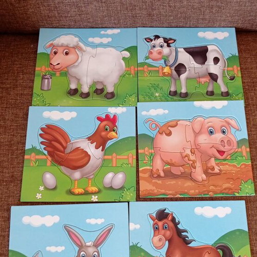 Baby Puzzles Farm Animals set, like new