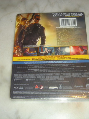 Steelbook Terminator: Genisys Blu-Ray 3D καινούργιο, ελληνική έκδοση