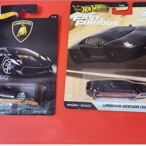 Lamborghini Hot Wheels toy car set, 4 pieces