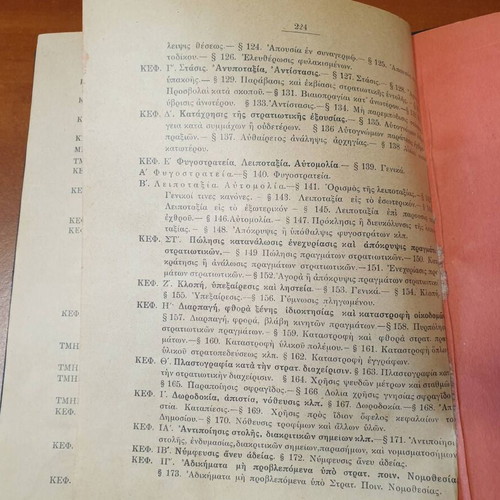 Military Criminal Law used, Efstathios Ananiadis, 1925