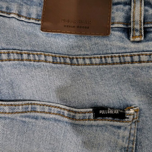 Pull & Bear denim pants used size L blue