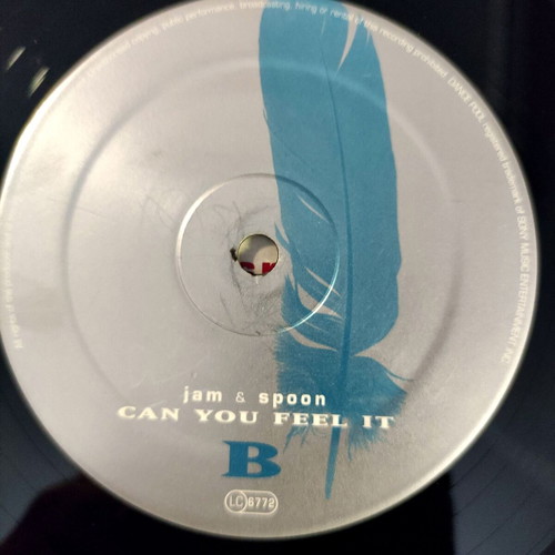 Jam & Spoon Feat. Plavka Angel 12'' Vinyl Maxi Single used, electronic