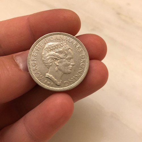 10 Kroner Denmark 1979 used coin