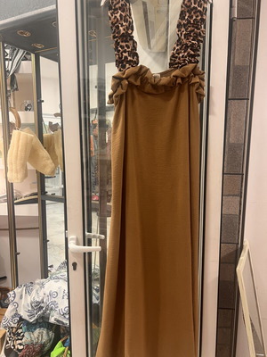 Dress new, one size, brown, medium large fit