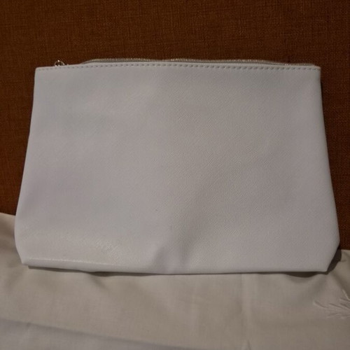 Lancome Absolue toiletry bag new, white with embossed rose design