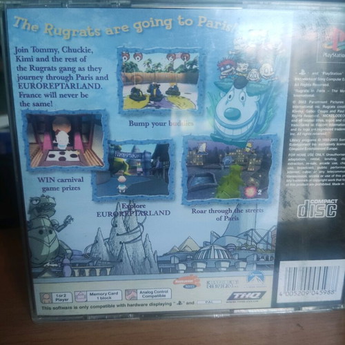 Rugrats in Paris The Movie PS1 game like new, adventure