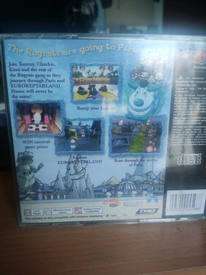 Rugrats in Paris The Movie PS1 game like new, adventure
