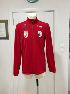 LASK Austrian Football Bundesliga Masseur 1/4 Zip Pullover Size Large used