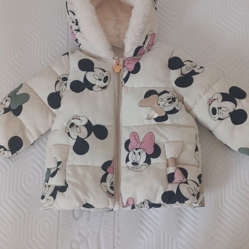 Baby jacket with Minnie like new, 9 months 71 cm