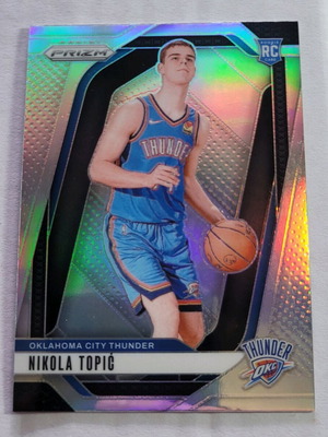 Nikola Topic Panini Prizm Silver RC Card 2024-25 like new