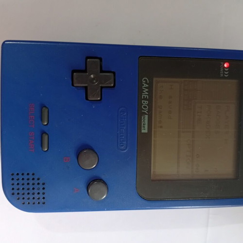 Game Boy Pocket console with Pokémon Red, Nintendo handheld