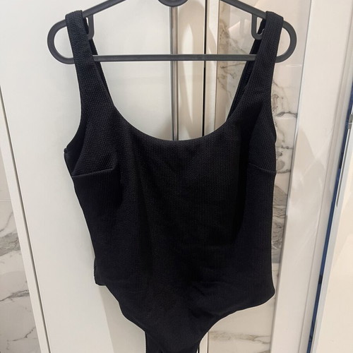 Marks & Spencer black one-piece swimsuit XL