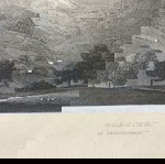 1840 Ελβετικές Άλπεις Ο παγετώνας  Grindelwald είναι ένας παγετώνας στις ελβετικές Άλπεις της Βέρνης,χαλκογραφία διαστάσεις 32x23cm