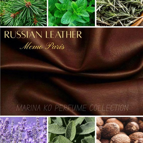 Russian Leather Memo Eau de Parfum decants 3/5/10 ml new