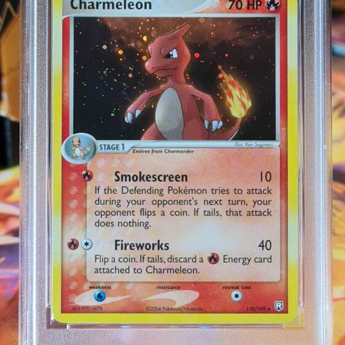 Charmeleon Ex Team Rocket Returns 2004 holo card like new