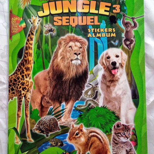Sticker albums Jungle Sequel 3 & Ο Κόσμος του Βυθού new, pack of 2