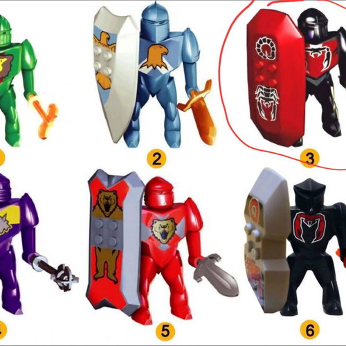 Lego Knight Nestle new in packaging
