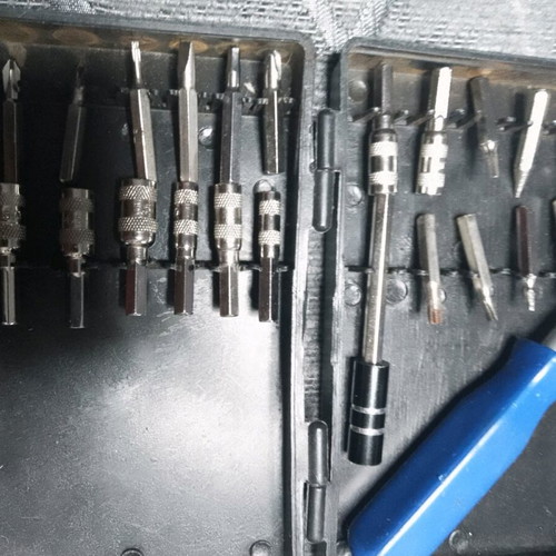 Screwdriver set for high jobs magnetic, 22 pieces like new