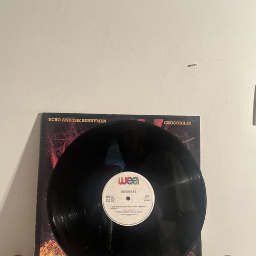 Echo & The Bunnymen Crocodiles vinyl LP used, post-punk classic 1980