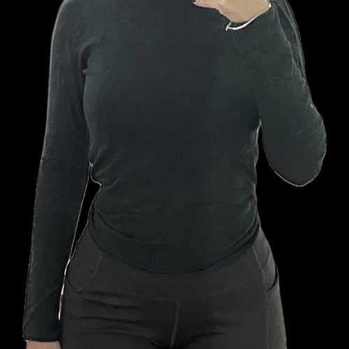 Stradivarius dark green turtleneck like new, size S