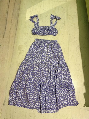 Shein summer set size S like new, purple