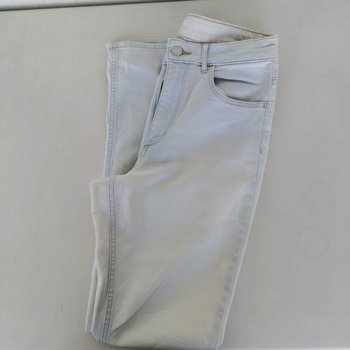H&M jeans like new, high waist, slim fit, size S/M turquoise