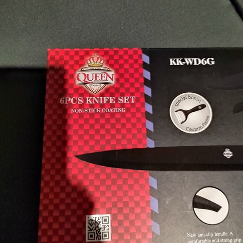 Queen Kitchen Knife Set 5 Pieces new with Non-Stick Coating
