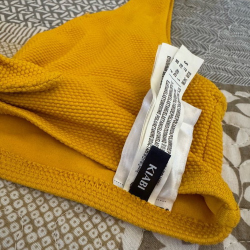 Kiabi bikini like new, size S, green and yellow