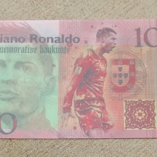 Ronaldo Portugal Commemorative 100 Escudos banknote new