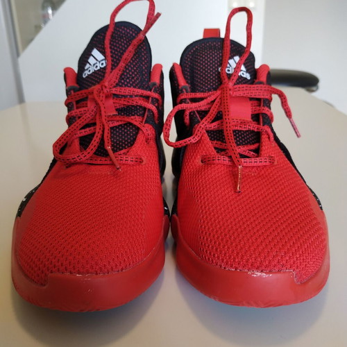 Adidas Basketball D-Rose 773 athletic shoes used, size 40, red-black