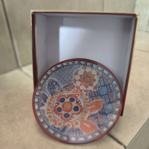 Fragonard soap dish and matching paper box