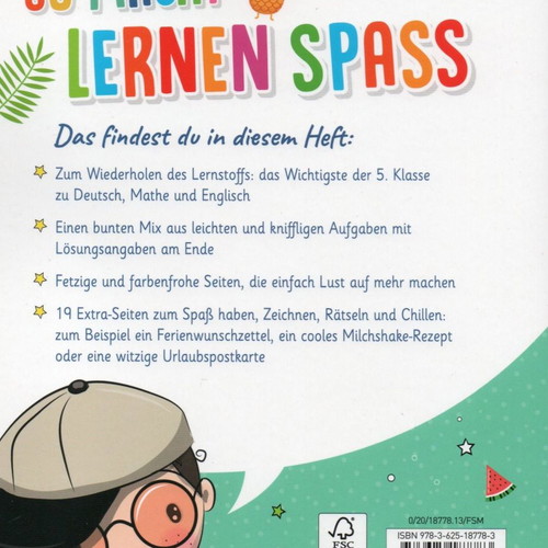 Ferien-Lern-Spaß new book for 6th grade