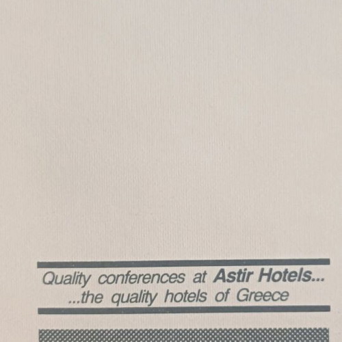 Astir Hotel vintage notepad like new