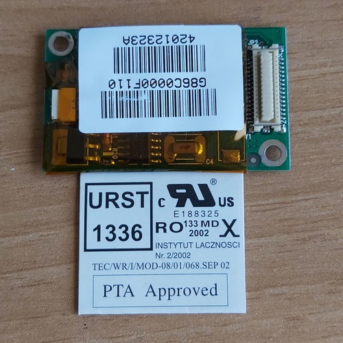 Toshiba Modem Board 1353A-L4AINT used in excellent condition