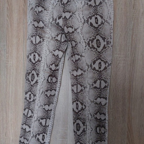 Zara Woman Animal Print Pants Medium Like New