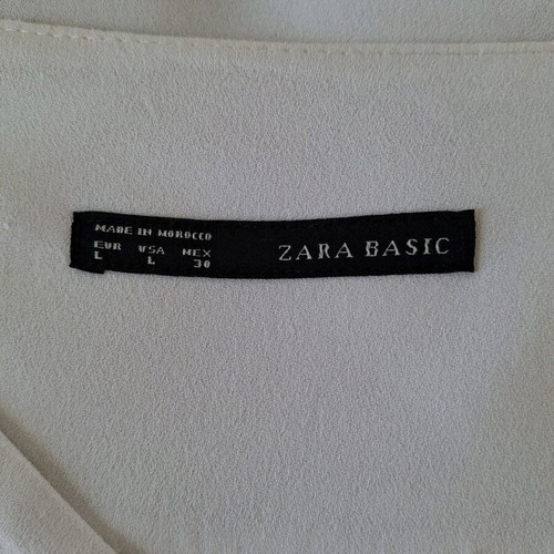 Zara shirt L white like new