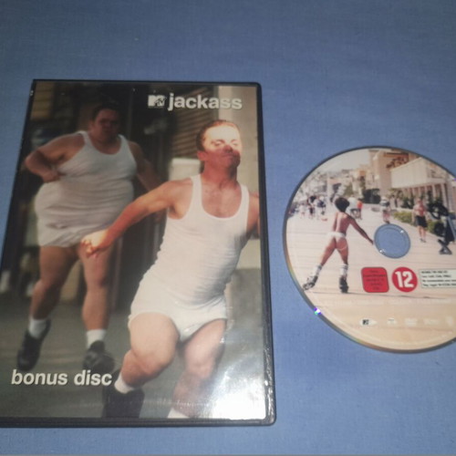 Jackass Bonus Disc DVD used, comedy with subtitles