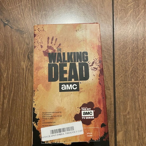iPhone 12 Pro Max Walking Dead phone case new black and white