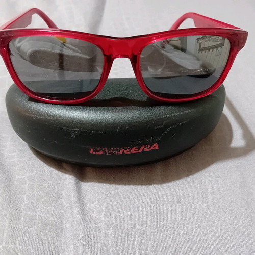 Carrera kids sunglasses used, red