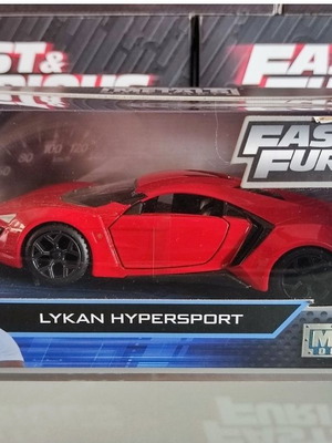 Fast & Furious Lykan Hypersport die-cast model 1:32 like new