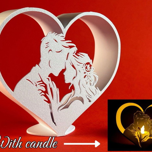Romantic Candle Holder tealight new, 15 cm height