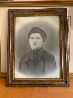 Αντίκα Πορτρέτο Εποχής σε Αυθεντική Ξύλινη Κορνίζα σαν καινούργιο