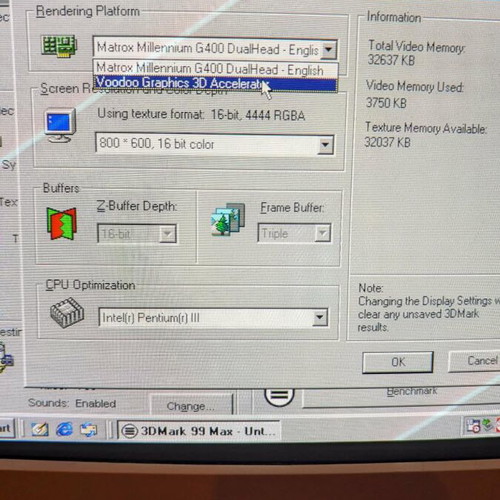 Guillemot Maxi Gamer 3D PCI 3DFX Voodoo 1 graphics card pair