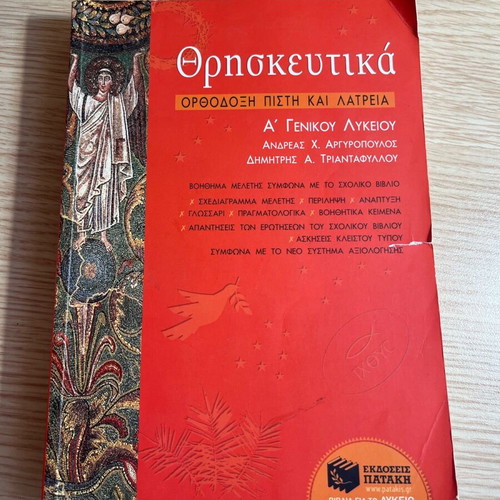 Religious Studies Aid for 1st Grade Lyceum like new