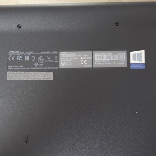 Asus laptop with 12GB RAM, Intel Core i5, Windows 10