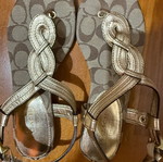 Coach flat sandals